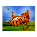 Trish Biddle Childrens Kitty 2 of 3 Postcard