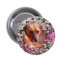 Trista in Flowers Button