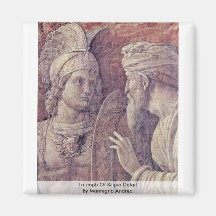 Triumph Of Scipio Detail By Mantegna Andrea Fridge Magnet