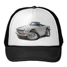 Triumph TR6 White Car Hat