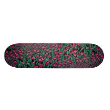 Triumph tulips custom skateboard