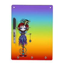 Trixy Pixie Stick Dry Erase Board Keychain Holder