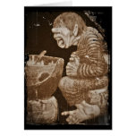 Troll with Giant Cauldron Card