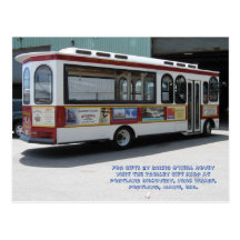 Trolley by Brigid O’Neill Hovey Postcard