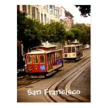 Trolleys San Francisco Postcard