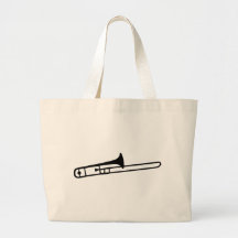 trombone tote bags