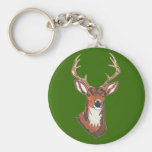 Trophy Buck Rack Mount Keychains