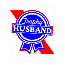 Trophy Husband Postcards