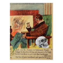 Trophy (Vintage Halloween Card) Post Cards