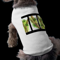 Tropical Bamboo Painting - Multi pet clothing