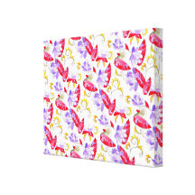 Tropical Butterflies Stretched Canvas Prints