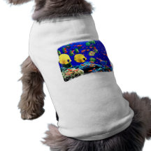 Tropical Fish in Coral Sea Doggie Shirt