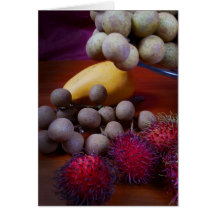 Tropical Fruit Card