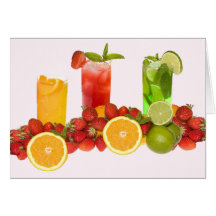 Tropical Fruit Card
