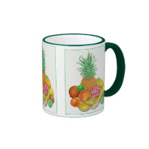 Tropical Fruit Mugs
