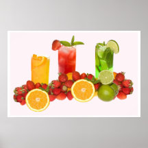Tropical Fruit POSTER Print