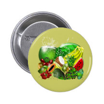 Tropical Fruits Button