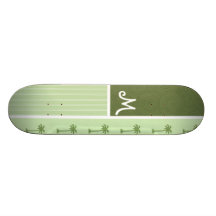 Tropical Palm Tree Pattern Skate Decks
