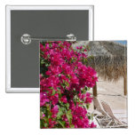 Tropical Summer Time Beach Pinback Buttons
