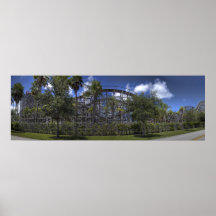 "Tropical Wooden Coaster" Poster