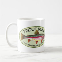 Trout Bum Fishing Mug