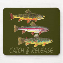 Trout Catch and Release Mouse Mats
