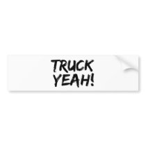 Truck Yeah bumper stickers
