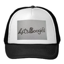 Trucker's hat with LET'S BOOGIE!
