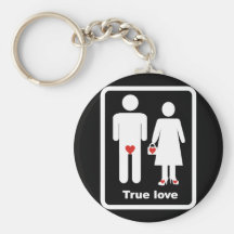 true love happy valentines day key chains