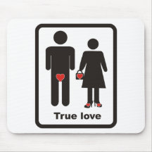 true love happy valentines day mousepads