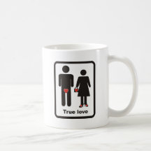 true love happy valentines day mugs