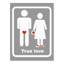 true love happy valentines day post cards
