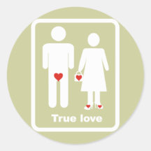 true love happy valentines day sticker
