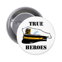 True Navy Heroes Buttons