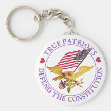 TRUE PATRIOTS DEFEND THE CONSTITUTION KEY CHAINS