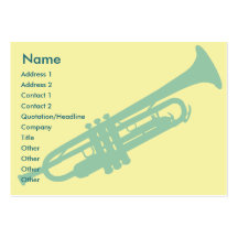 Trumpet - Chubby Business Card