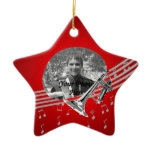 Trumpet Music Red ornaments
