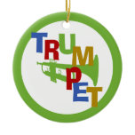 TRUMPET with Photo Frame ornaments