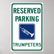 Trumpeters Parking Posters