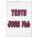 Truth John 14:6 Card