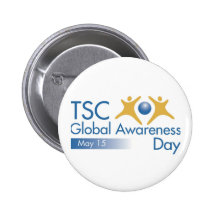 TSC Global Awareness Day Pinback Buttons