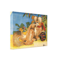 Tschin by Hokusai Stretched Canvas Prints