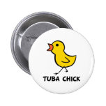 Tuba Chick Button