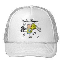 Tuba Player Tshirts and Gifts Trucker Hats
