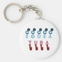 tuba sousa keychains