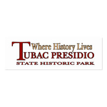 Tubac Presidio Park small bookmark Business Card Templates