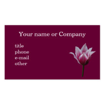 Tulip ~ biz card business card