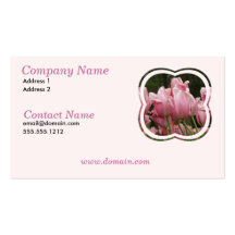 Tulip Festival Business Card