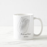 Tulip Sketch Wedding Coffee Mug