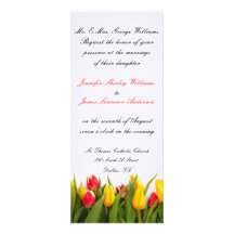 Tulip Wedding Invitation